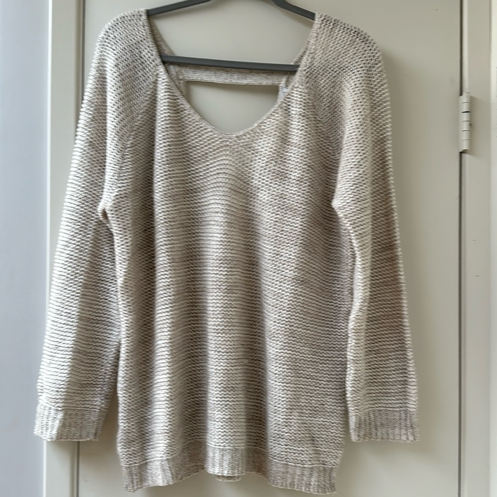 Loose knit sweater